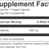 Beta-Alanine 60 capsules - Image 2